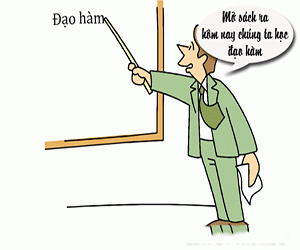 Những lưu ý khi học chương đạo hàm