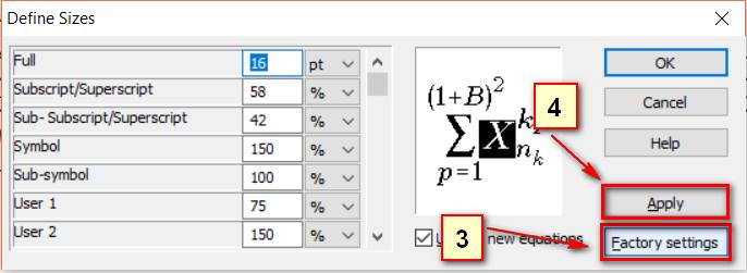 Sửa lỗi lệch dòng công thức mathtype trong word phần 2